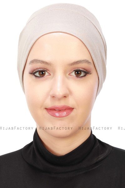 Stella - Turbante De Algodón Taupe