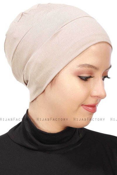 Stella - Turbante De Algodón Taupe