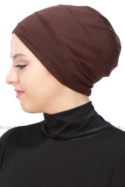 Stella - Turbante De Algodón Marrón