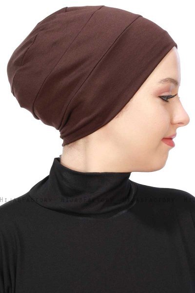 Stella - Turbante De Algodón Marrón