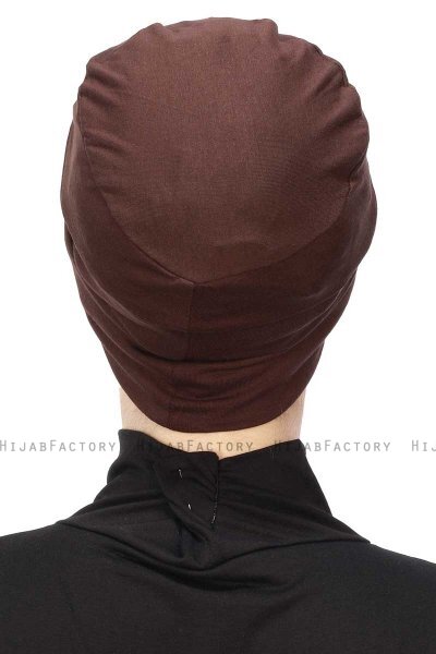 Stella - Turbante De Algodón Marrón