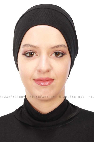 Stella - Turbante De Algodón Negro