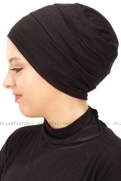 Stella - Turbante De Algodón Negro