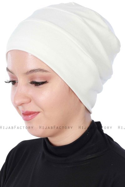 Stella - Turbante De Algodón Crema