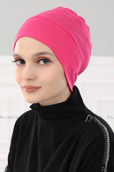 Stella - Turbante De Algodón Fucsia