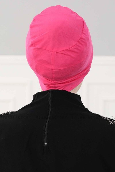 Stella - Turbante De Algodón Fucsia