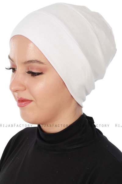Stella - Turbante De Algodón Blanco
