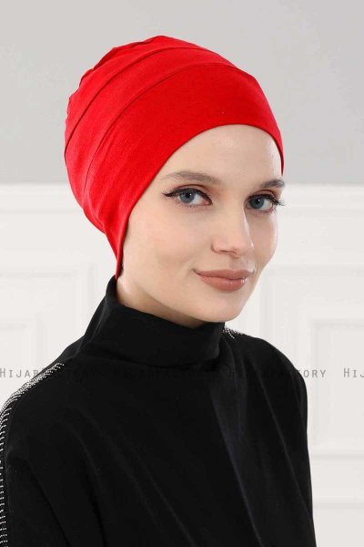 Stella - Turbante De Algodón Rojo