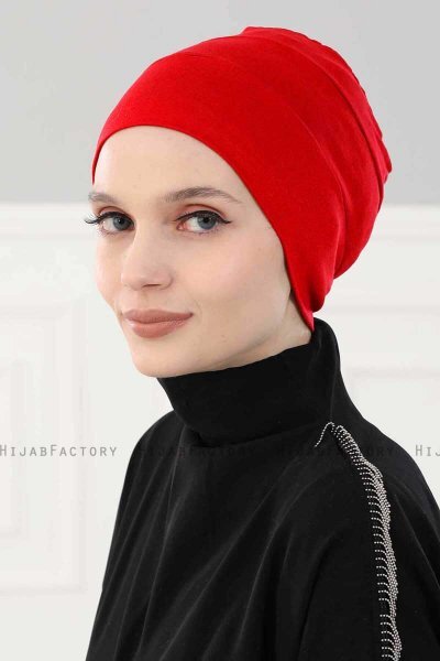 Stella - Turbante De Algodón Rojo