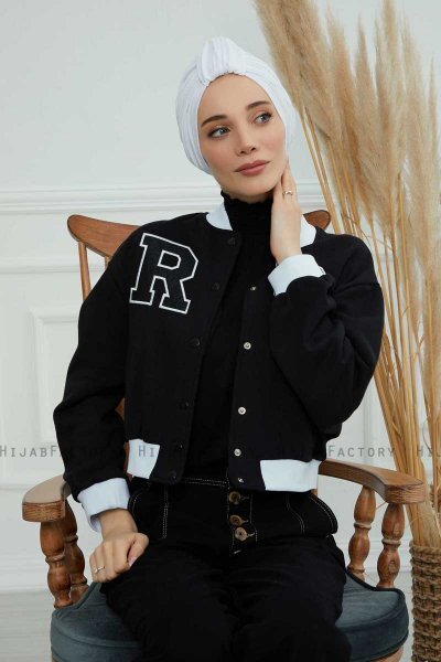 Laura - Turbante De Algodón Blanco