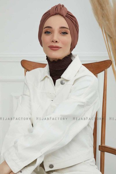 Laura - Turbante De Algodón Caramel