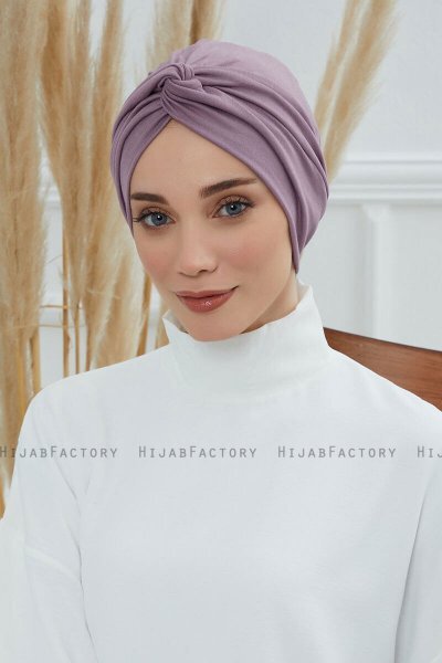 Astrid - Turbante De Algodón Lilac
