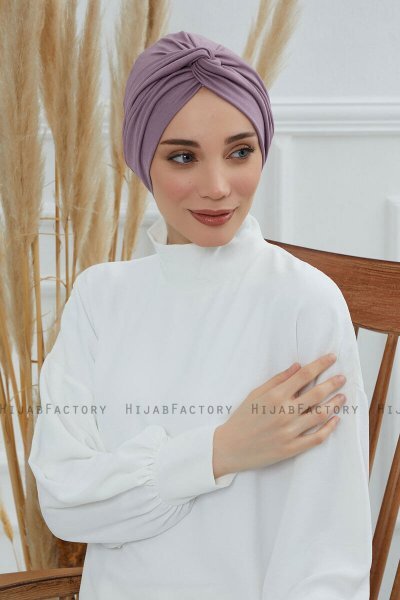 Astrid - Turbante De Algodón Lilac