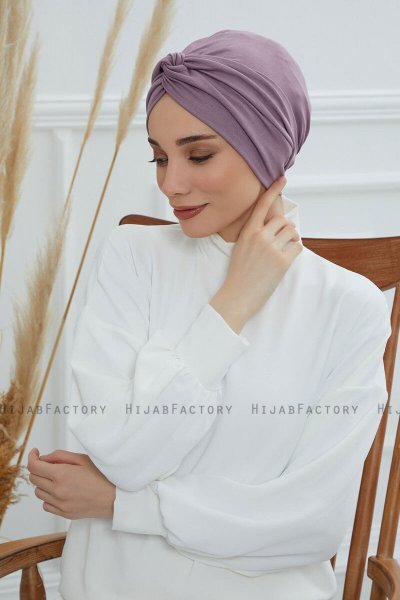 Astrid - Turbante De Algodón Lilac