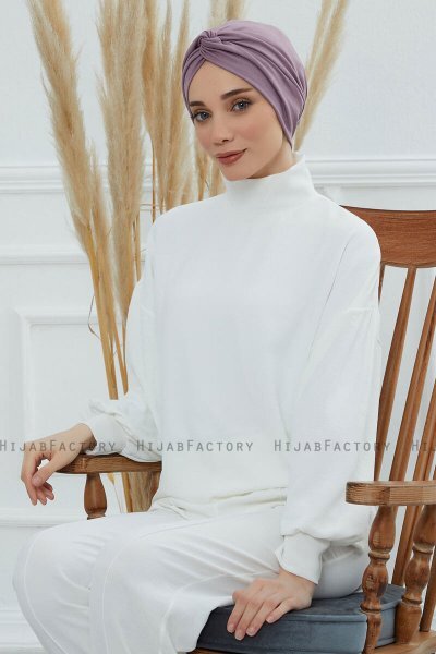 Astrid - Turbante De Algodón Lilac