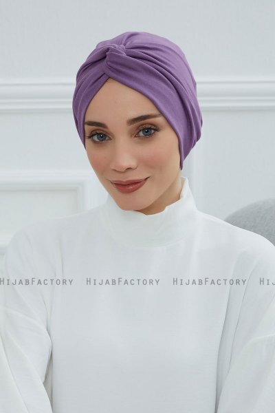 Astrid - Turbante De Algodón Violet