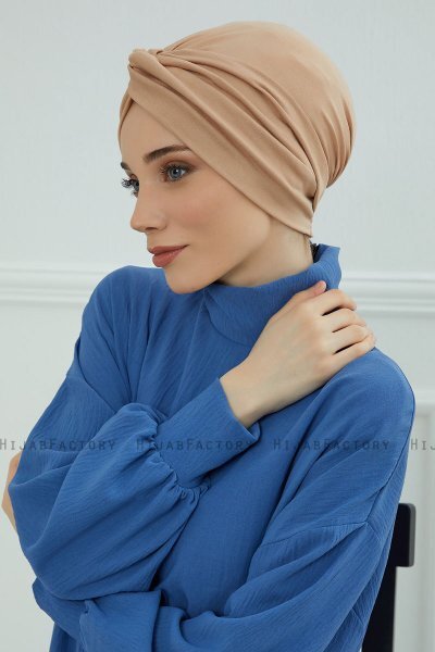 Astrid - Turbante De Algodón Sand