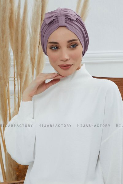Agnes - Turbante De Algodón Lilac