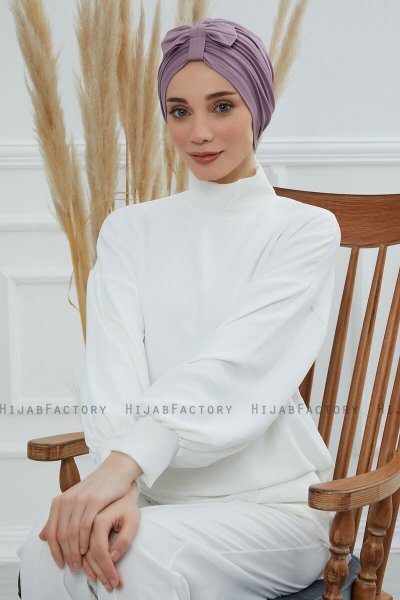 Agnes - Turbante De Algodón Lilac