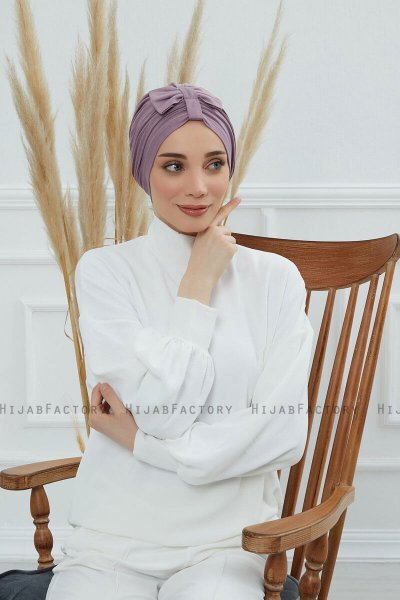 Agnes - Turbante De Algodón Lilac