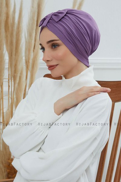 Agnes - Turbante De Algodón Violet