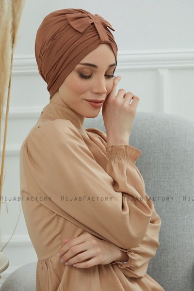 Agnes - Turbante De Algodón Caramel
