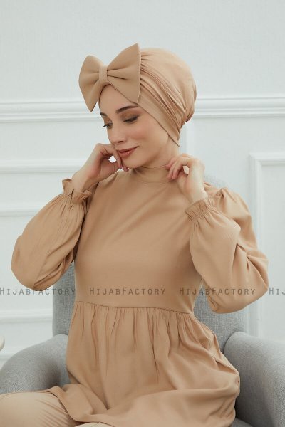 Julia - Turbante De Algodón Sand
