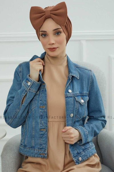 Julia - Turbante De Algodón Caramel