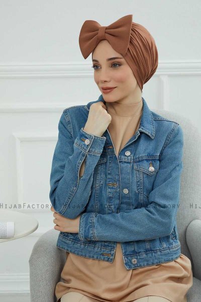 Julia - Turbante De Algodón Caramel