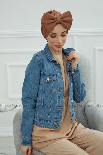 Julia - Turbante De Algodón Caramel