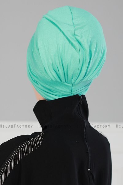 Wilma - Turbante De Algodón Turquesa - Ayse Turban