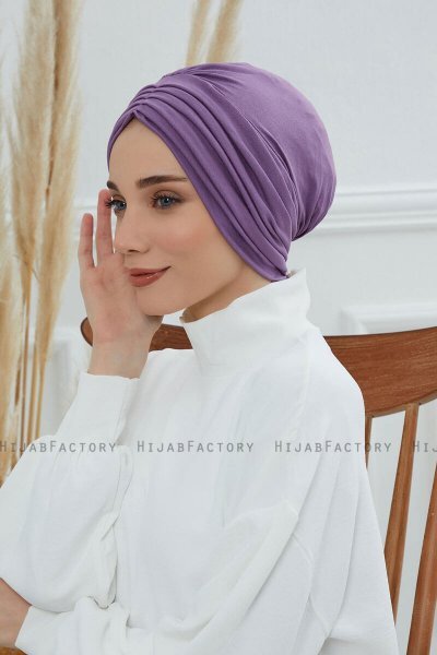 Wilma - Turbante De Algodón Violet