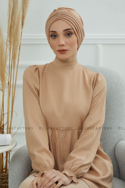 Wilma - Turbante De Algodón Sand