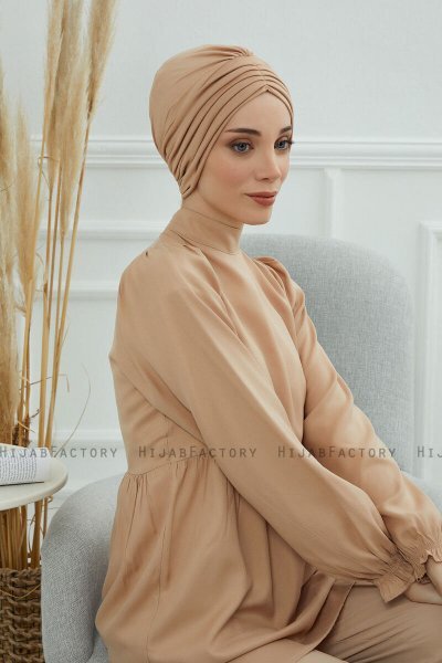 Wilma - Turbante De Algodón Sand