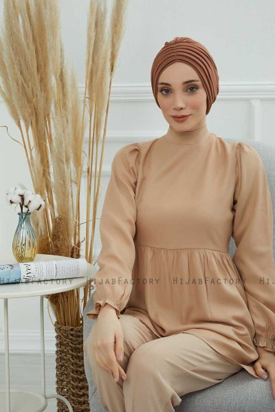 Wilma - Turbante De Algodón Caramel