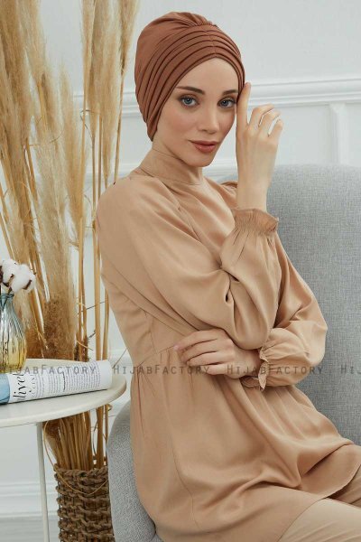 Wilma - Turbante De Algodón Caramel
