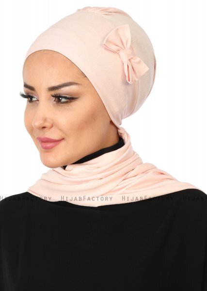Bianca - Turbante De Algodón Rosa De Antaño