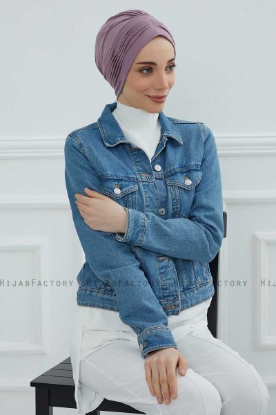 Linda - Turbante De Algodón Lilac