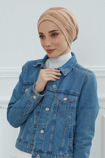 Linda - Turbante De Algodón Sand