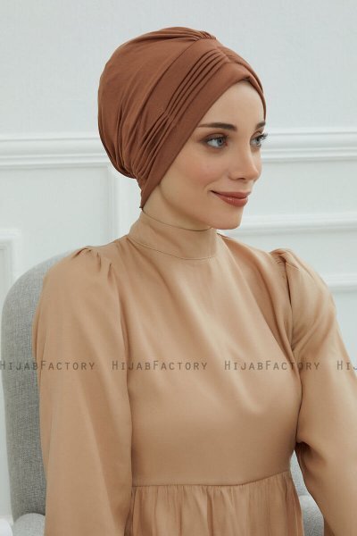 Linda - Turbante De Algodón Caramel