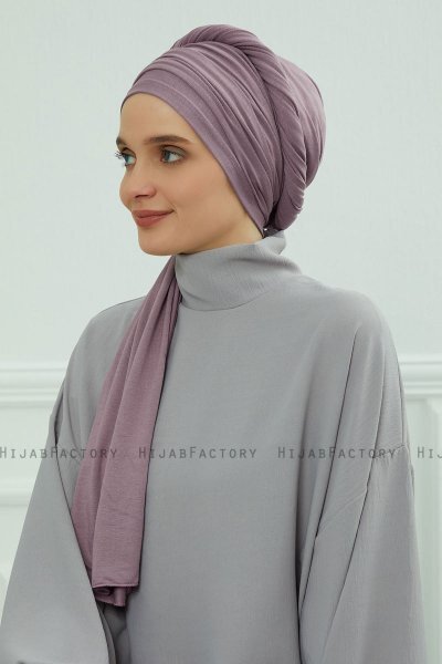 Rebecca - Turbante De Algodón Lilac