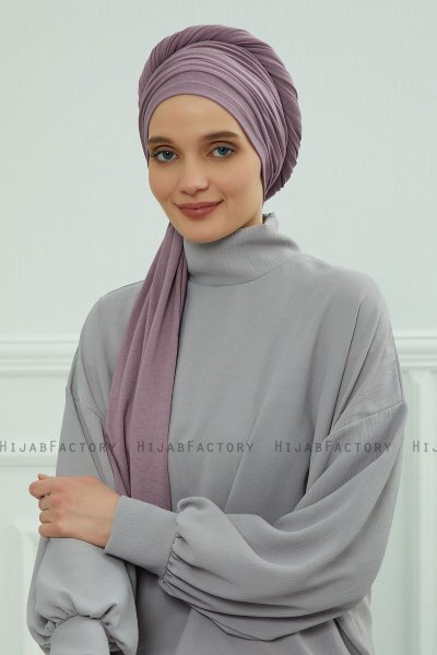 Rebecca - Turbante De Algodón Lilac