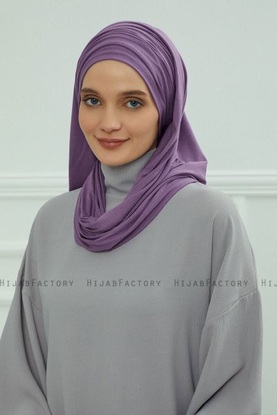 Rebecca - Turbante De Algodón Violet