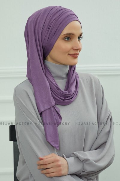 Rebecca - Turbante De Algodón Violet