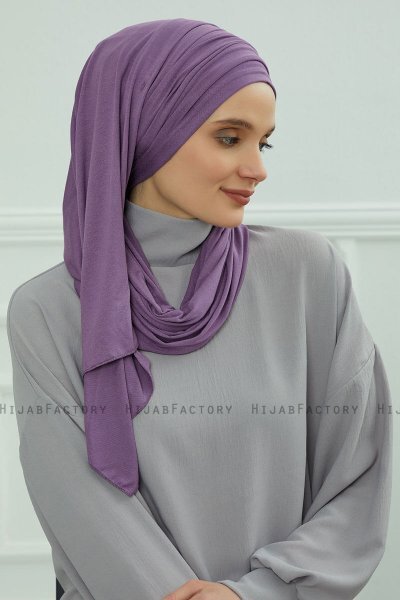Rebecca - Turbante De Algodón Violet