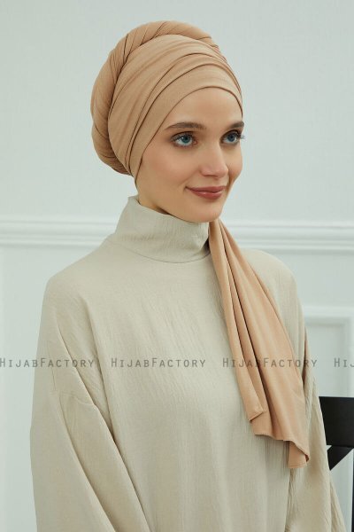 Rebecca - Turbante De Algodón Sand