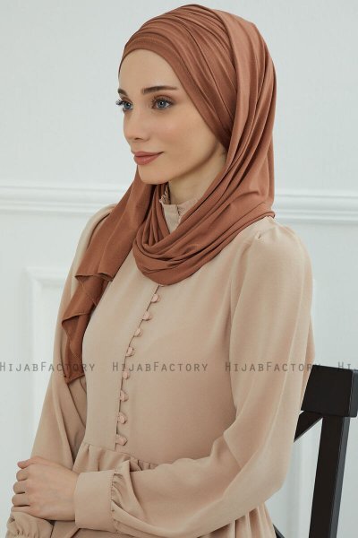 Rebecca - Turbante De Algodón Caramel