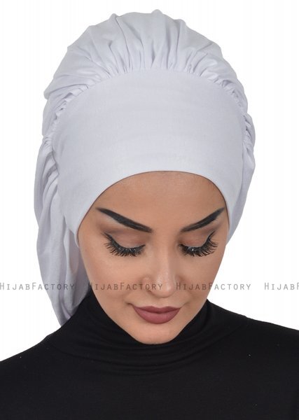 Isabella - Turbante De Algodón Blanco - Ayse Turban