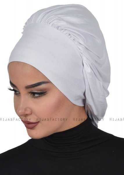 Isabella - Turbante De Algodón Blanco - Ayse Turban