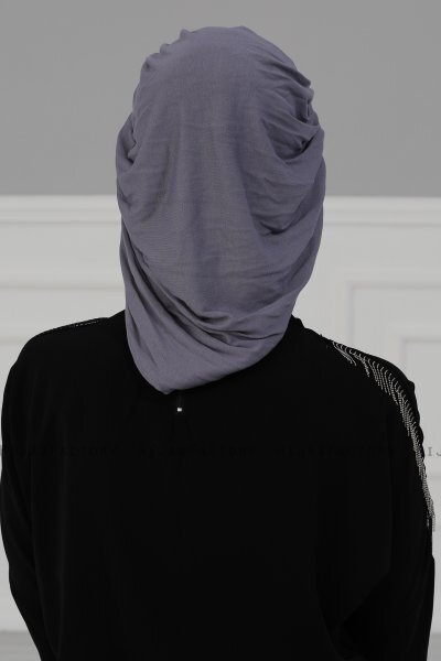 Isabella - Turbante De Algodón Gris - Ayse Turban